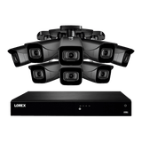 Lorex 16-Channel Fusion NVR System with Eight 4K 8MP IP Cameras Security Surveillance System New N4K3-168BB