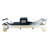 Align Pilates M8 Pro Maple Wood Reformer and Sitting Box Bundle PAPREFORMERM8B