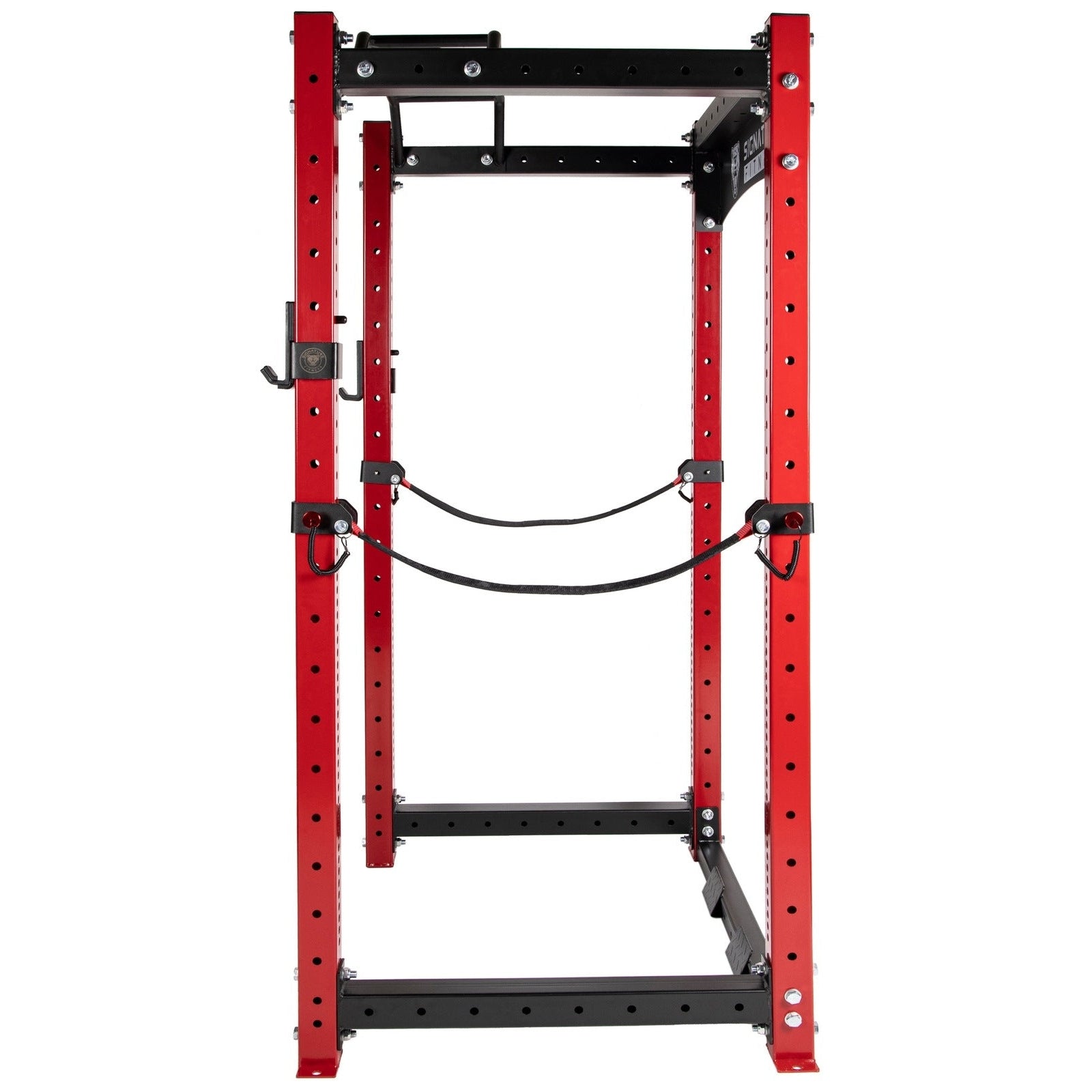 Signature Fitness SF-3 1,500 Pound Capacity 3” x 3” Power Cage Squat Rack, Includes J-Hooks and Safety Straps, Other Optional Accessories - SF-PC1