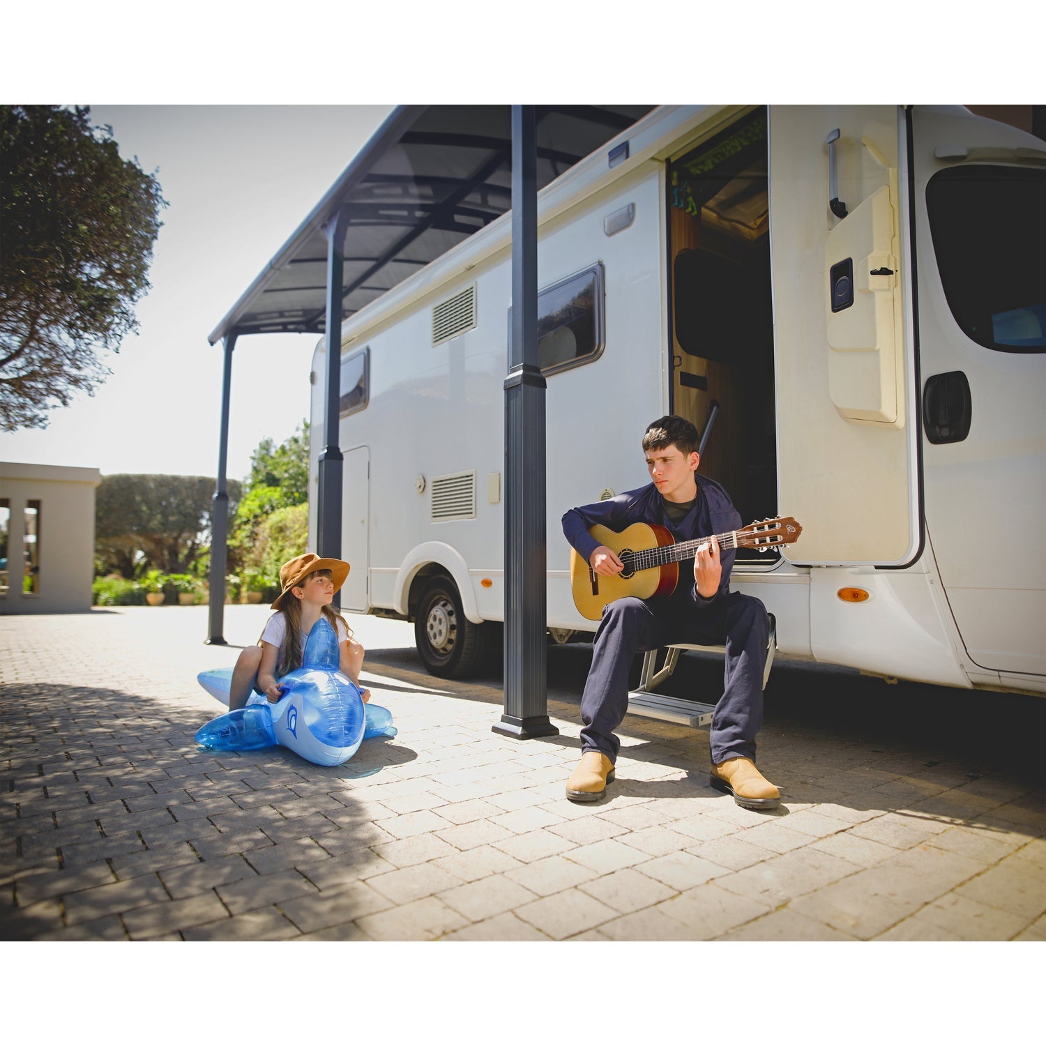 Palram Canopia | Arcadia Alpine RV Carport 12x35x11.5 ft - HG9128