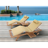 Royal Teak Collection Sun Bed - SNBL