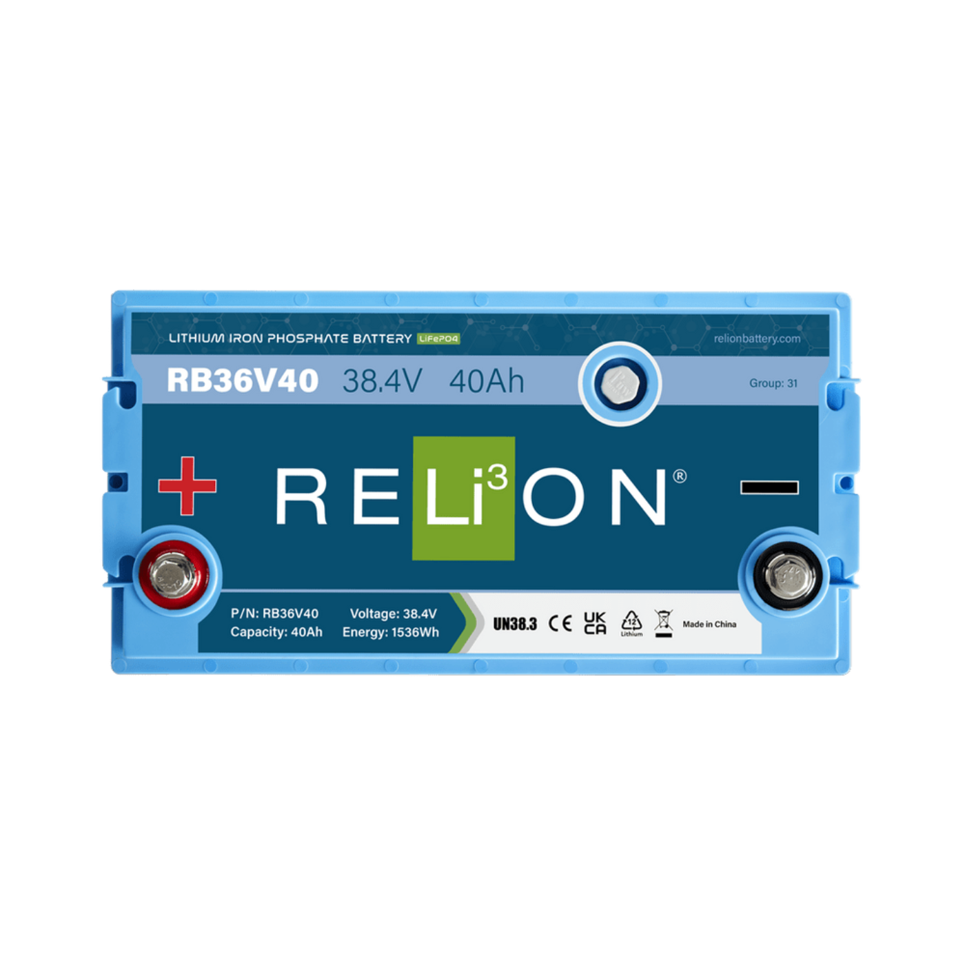 Relion Lifepo4 Legacy Lith - R7RRB36V40