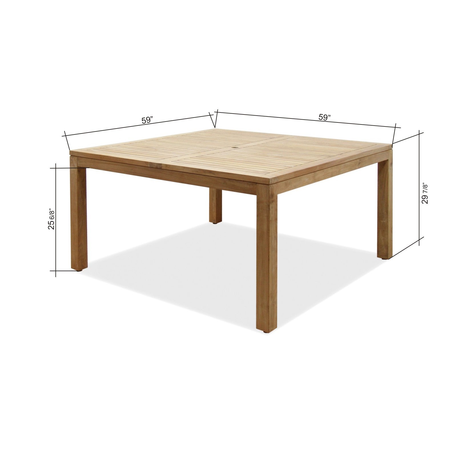 Midtown Concept Rinjani Square Outdoor Dining Table - SC RINJANI_SQR