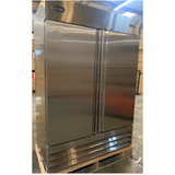 SABA S-47R - Two Door Commercial Reach-In Stainless Steel Cooler (1A) - S-47R