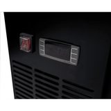 SABA SBB-24-72G - 24" Depth 72" Three Glass Door Commercial Back Bar Cooler Black - SBB-24-72G