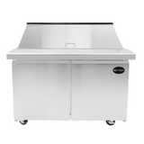 SABA SPS-60-24M - 60" Two Door Commercial Mega-Top Sandwich Prep Table with 24 Pans - SPS-60-24M