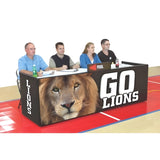 Bison School Spirit Folding Padded Scorers Table with Graphics