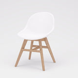 Midtown Concept Concarneu Side White Outdoor Dining Chair - 4PC - SC CON_SIDE PAR WHT