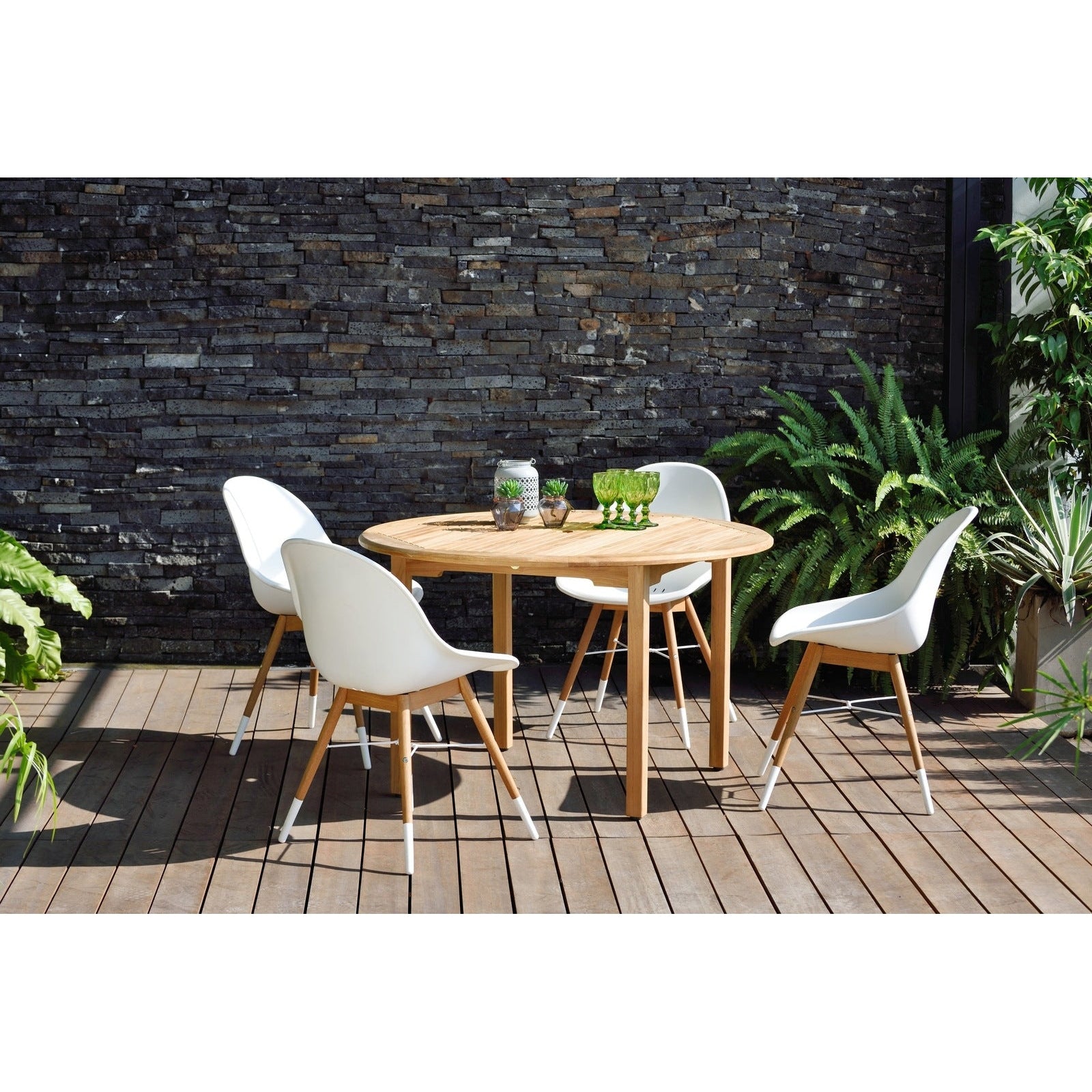 Midtown Concept Maliana Round Outdoor Dining Table - SC MALIANA_RND