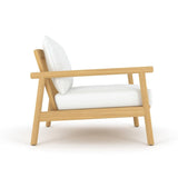 Royal Teak Collection Seville Club Chair with White Cushions - SEVCC-W