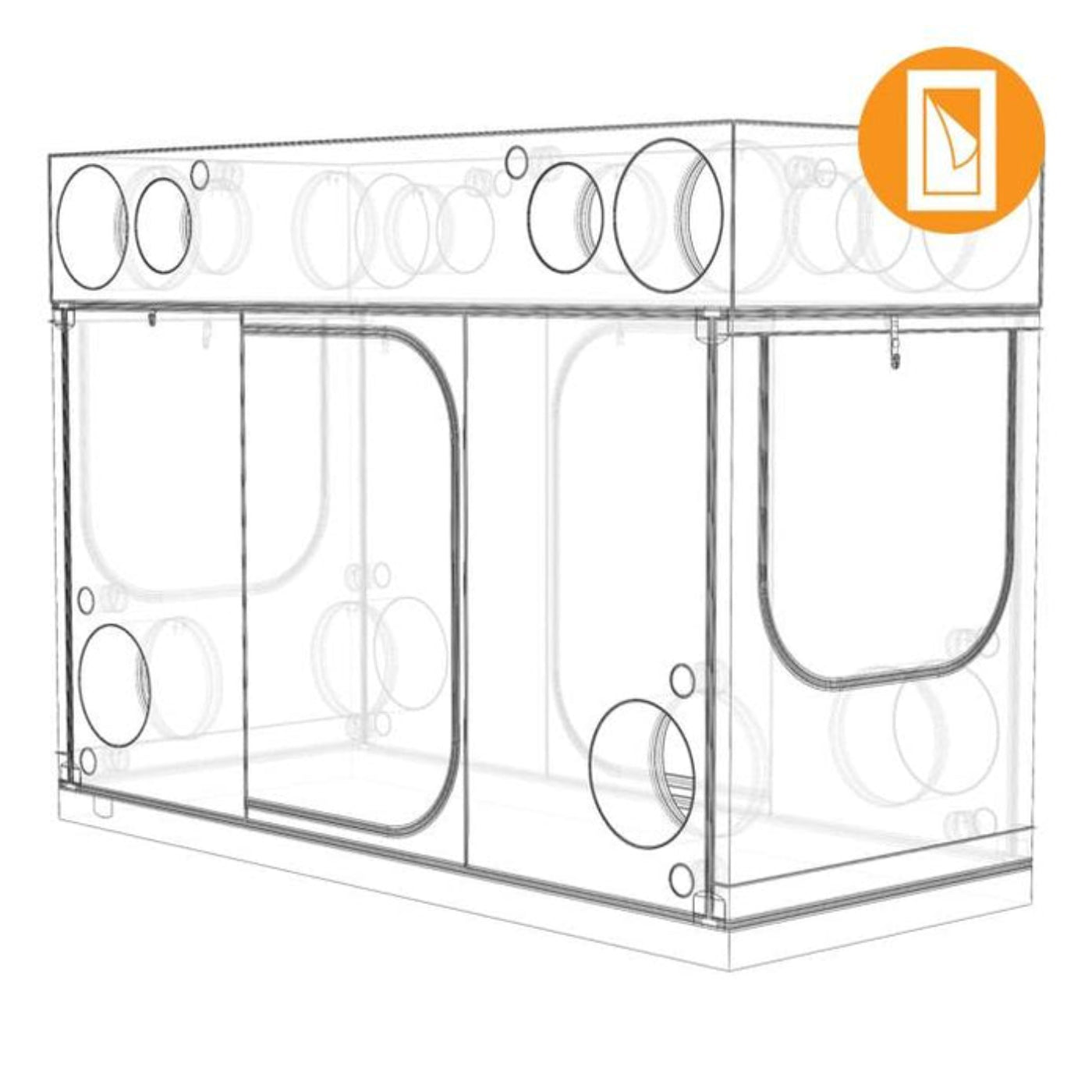 Secret Jardin Intense 120 v3.0 4' x 10' x 7' - DL-SJINT120V30
