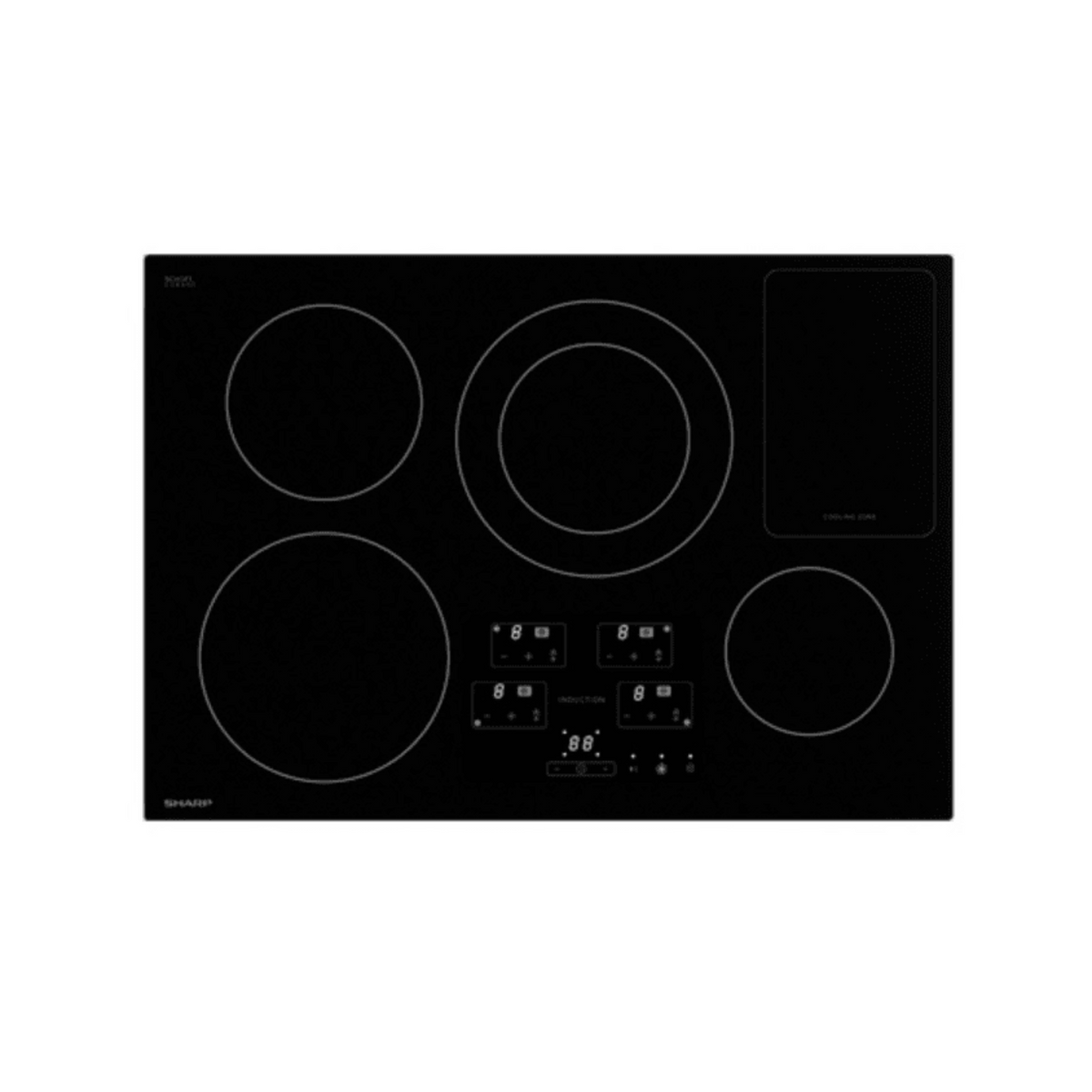 Sharp USA 30 in. Width Cooktop, European Black Mirror Finish Made with Premium SCHOTT Glass - SDH3042DB