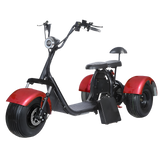 SoverSky T7.0 60V 2000W Fat Tire Electric Trike Scooter - SOV-T70-RED