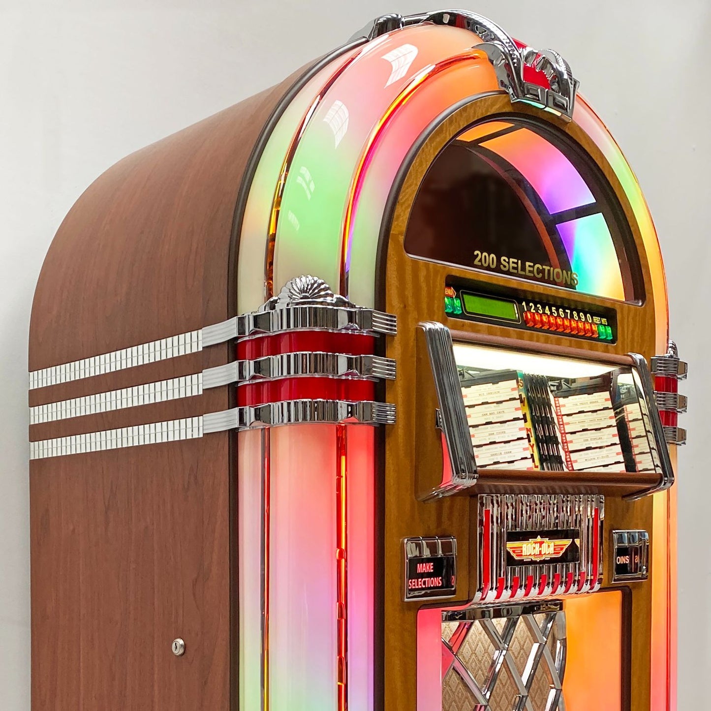 Rock-Ola Authentic Bubbler Vinyl 45 Jukebox - RB8E