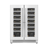 Cavavin Vinoa 24 in Beverage Center in Stainless Steel -66 Can/21 Bottle - V-87wbvc