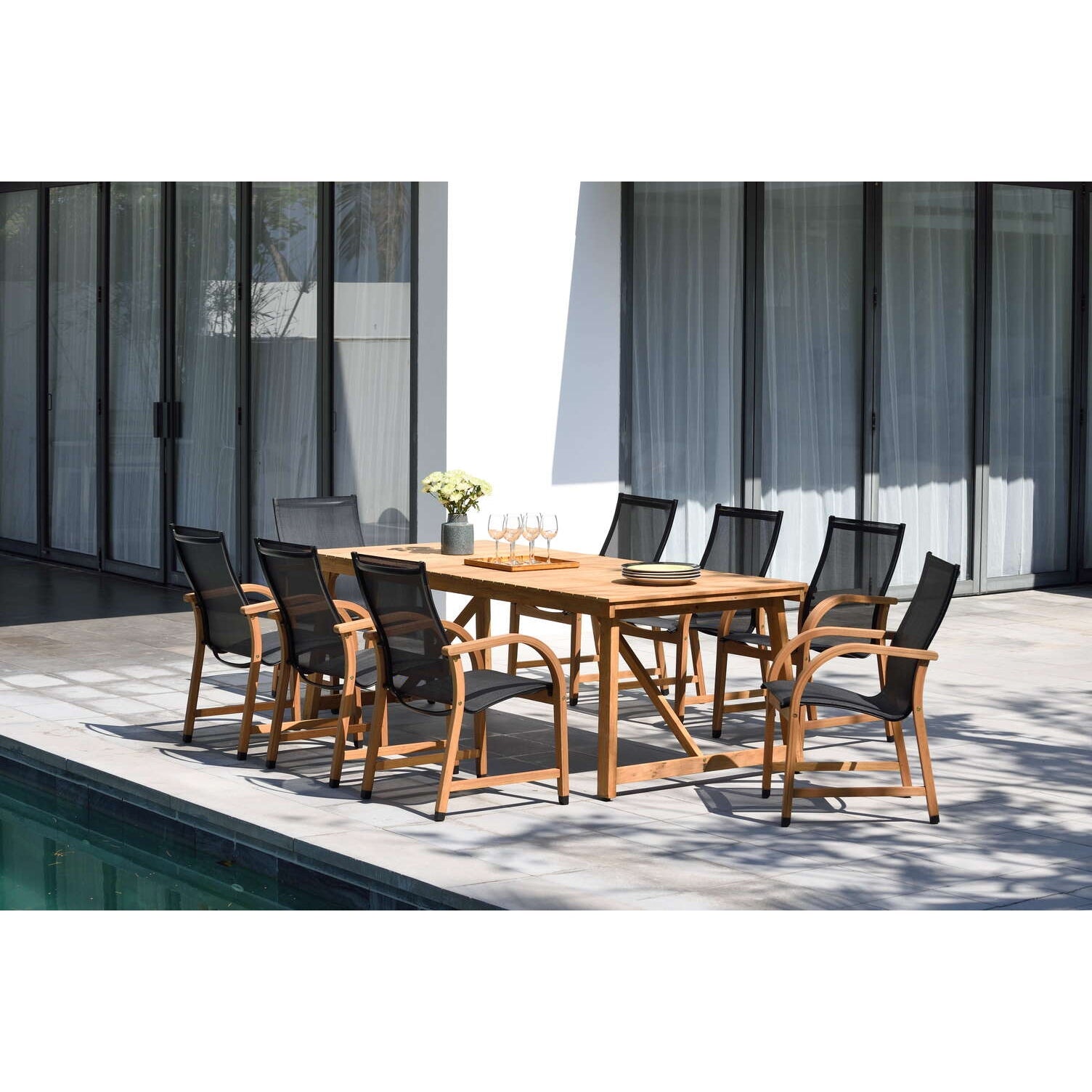 Midtown Concept Klarion Rectangular Outdoor Dining Table - SC KLARION_RECT