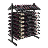 Vintage View Evolution Double Sided Island Display Rack Presentation Row 3C (freestanding metal wine rack)