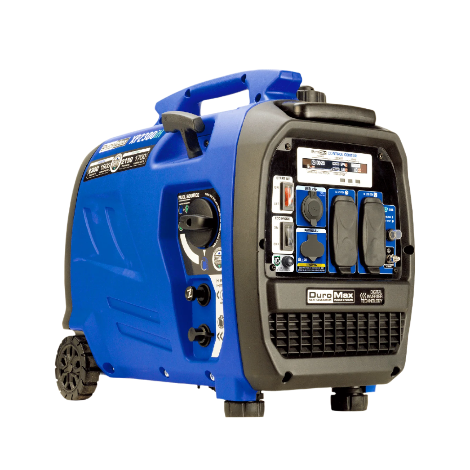 DuroMax 2,300 Watt Portable Dual Fuel Inverter Generator w/ CO Alert - XP2300iH