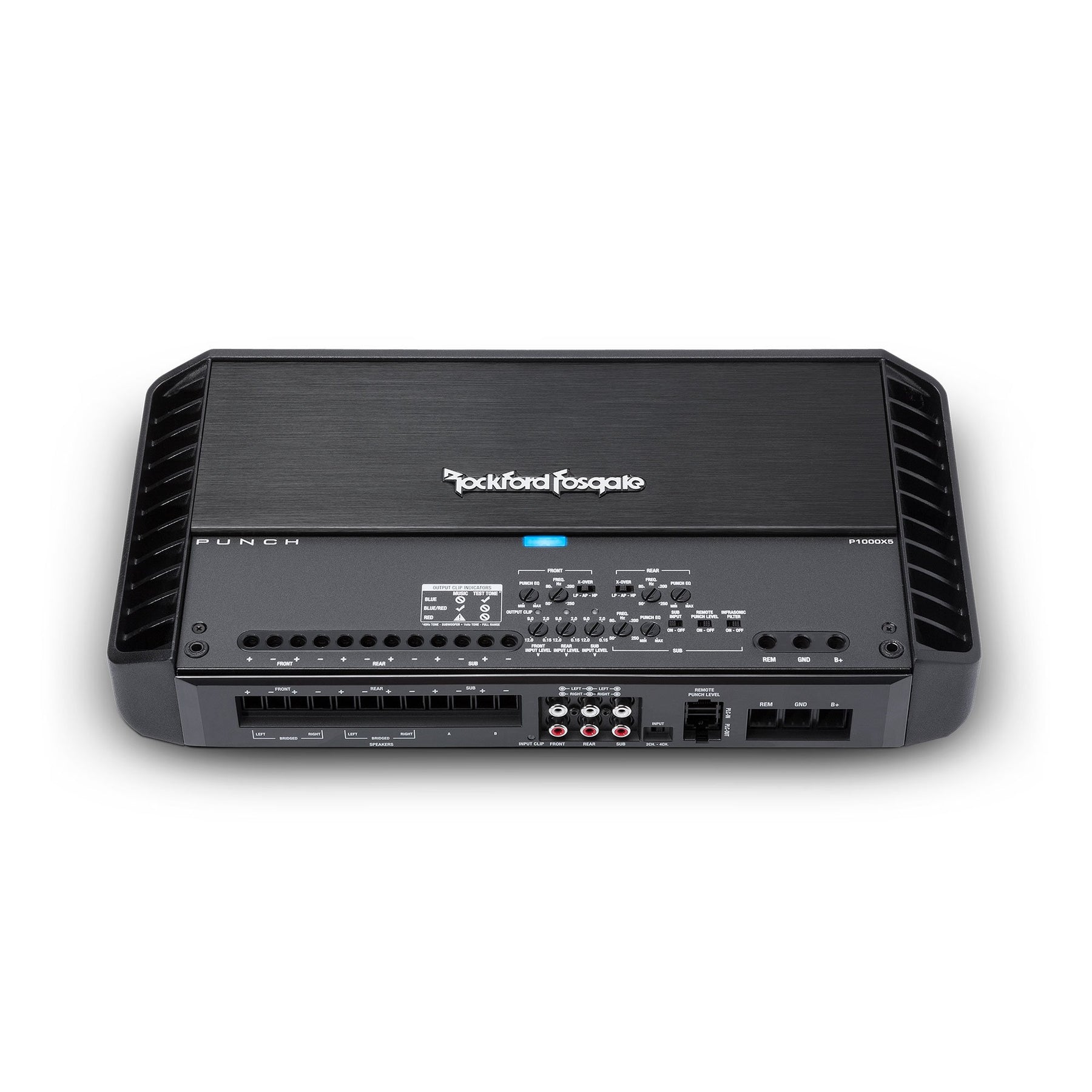 Rockford Fosgate P1000X5 Punch 1,000W Class BD 5 Channel Car Amplifier 2 Pack - 194051