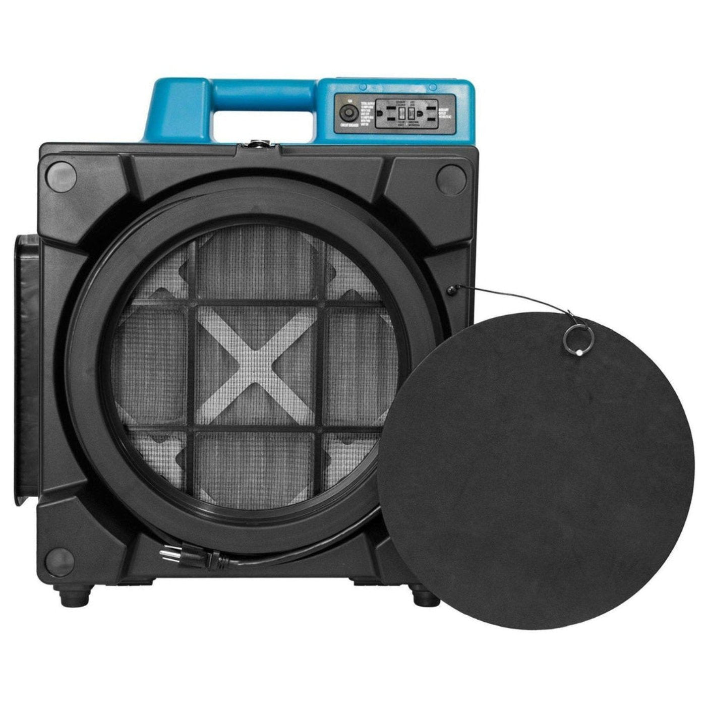 XPOWER X-3400A Professional 3 Stage Filtration HEPA Purifier System, Negative Air Machine, Airbourne Air Cleaner, Air Scrubber with Built-in GFCI Power Outlets - XP-X-3400A