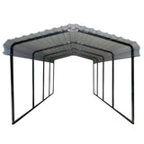 Arrow | Carport 12x20x9 ft Eggshell CPH122009
