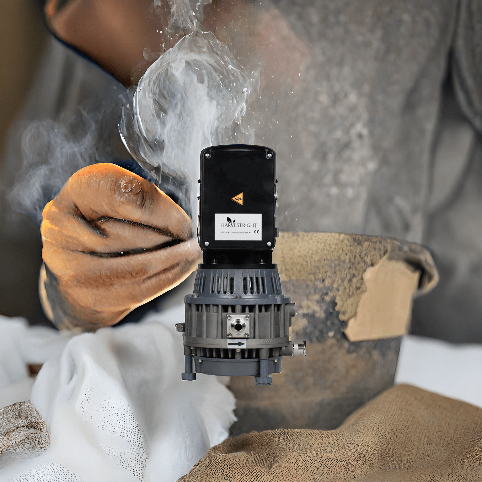 Harvest Right OIL FREE SCROLL VACUUM PUMP UPGRADE W/FD PURCHASE - HR-Scroll-115V 60 HZ