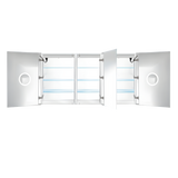 Krugg Svange 6036DLRR 60" X 36" Double LED Medicine Cabinet with Dimmer & Defogger SVANGE6036DLRR