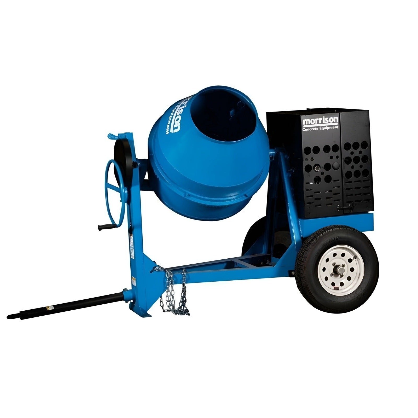 Bartell Global Morrison Concrete Mixer, Cement, 9.5 Cu.Ft., Gx240 With Pintle Tow Bar - MC95SH240