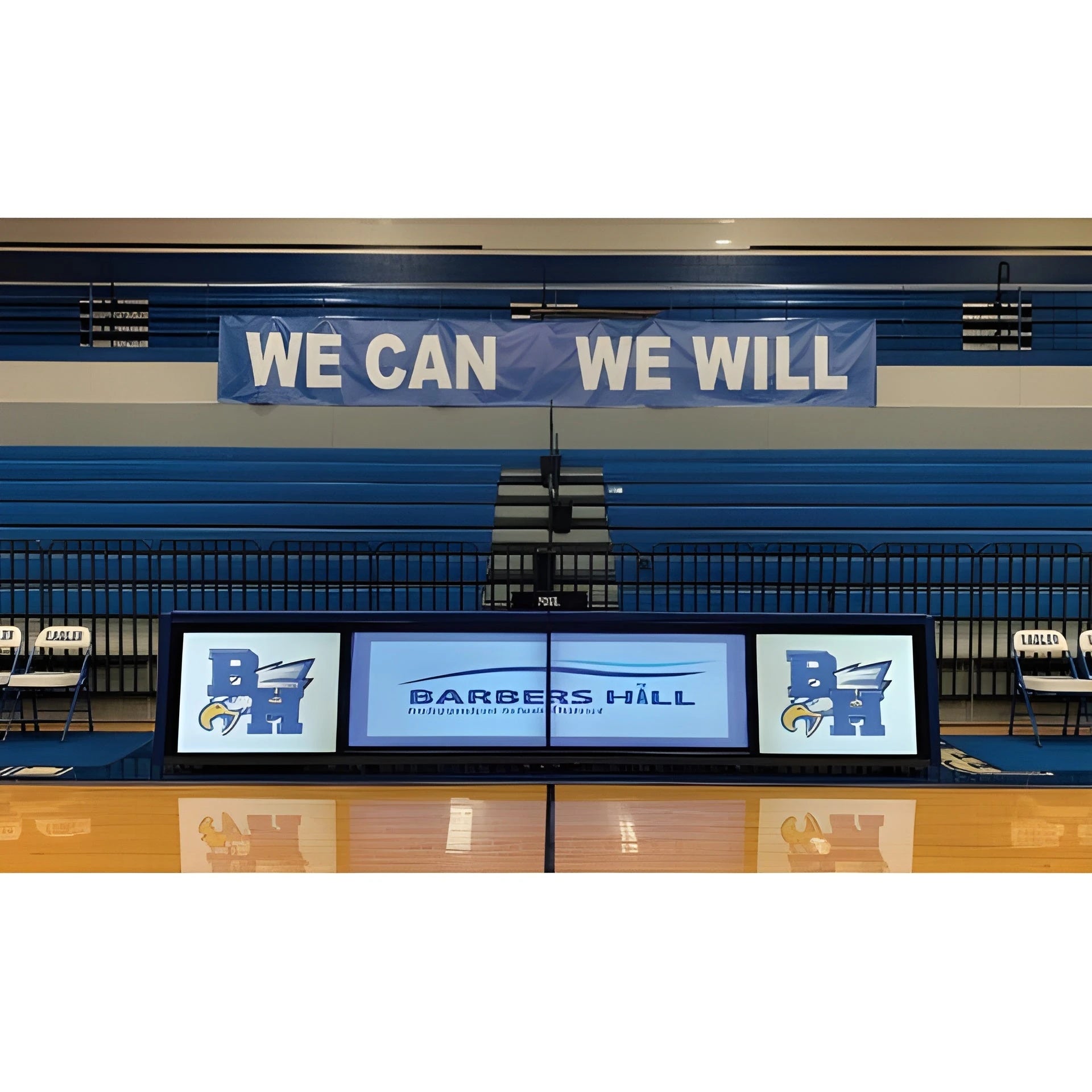 Boostr Displays 10ft. Crystal LED Series with 3ft. Signage Scoring Table