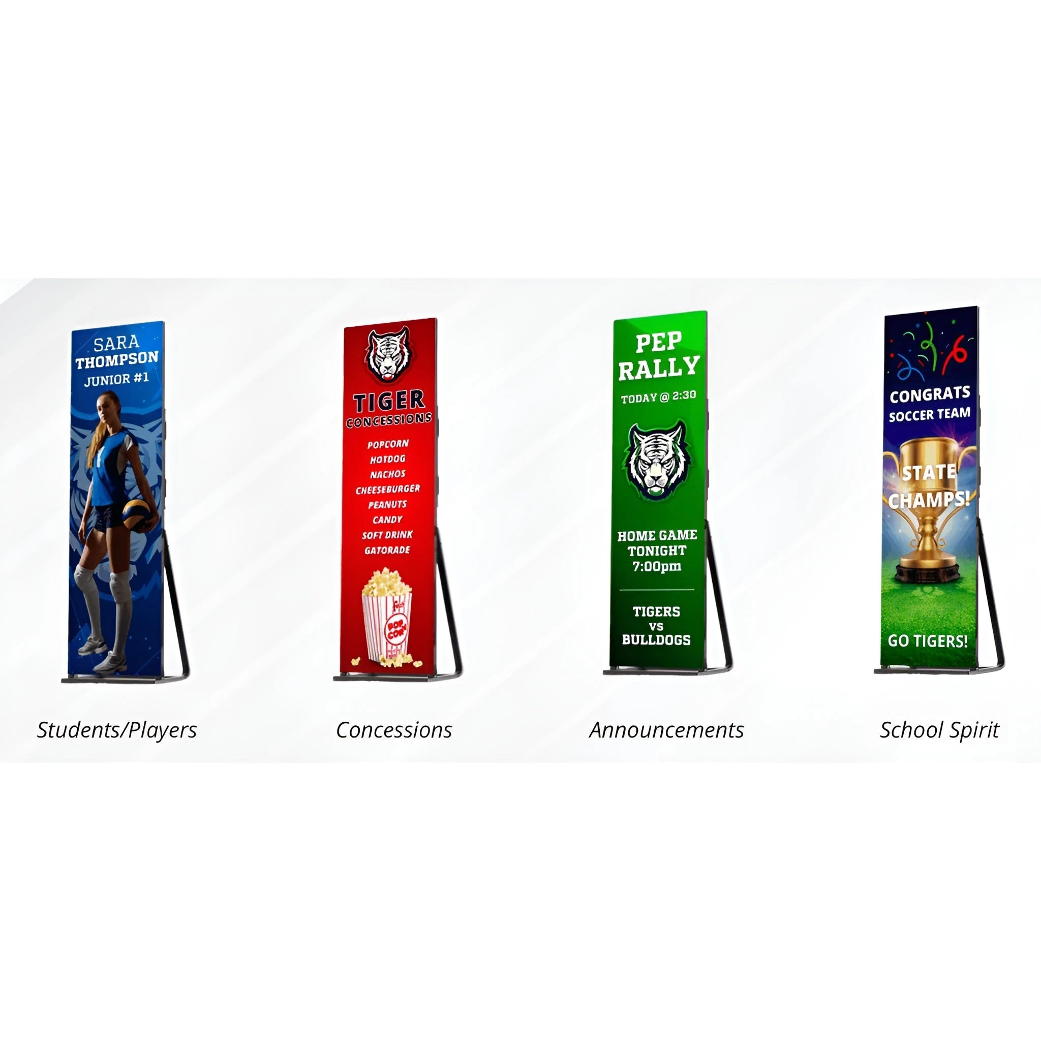 Boostr Displays LED Poster Portable Display