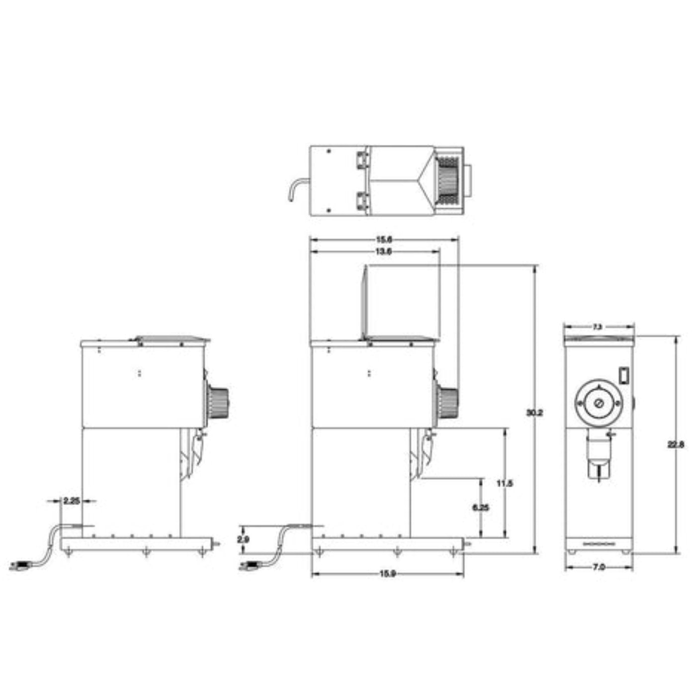 Bunn G1 1 Lb. Bulk Coffee Grinder - 22104.6007