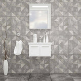 Casa Mare Aspe 32 Glossy White Vanity Ceramic Sink Combo - Aspe80GW-32-MSC-S