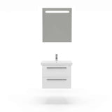 Casa Mare Elke 32 Glossy White Vanity Ceramic Sink Combo - Elke80GW-32-MSC-S