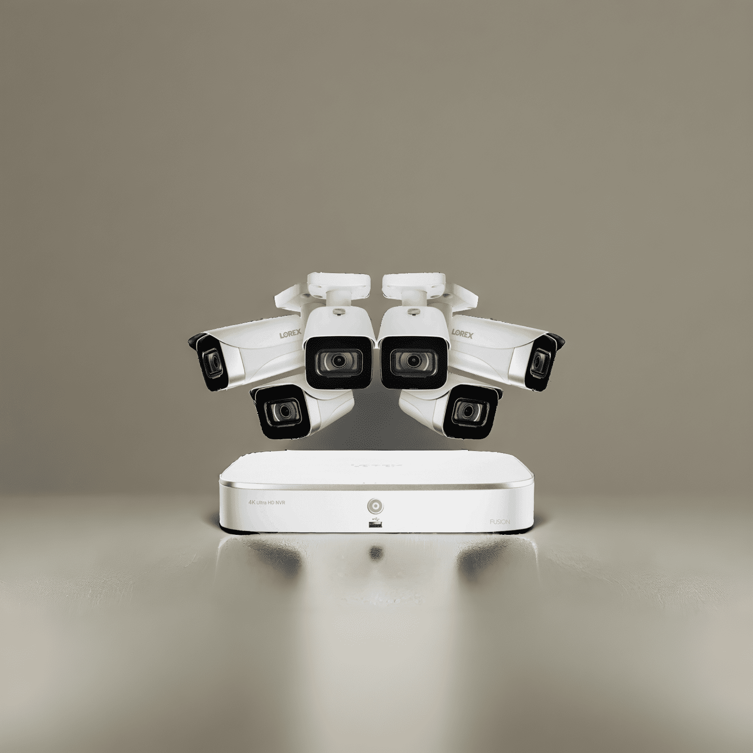 Lorex 6 Camera 8 Channel 4K 2TB 8MP IP Security Surveillance System New N4K2-86WB