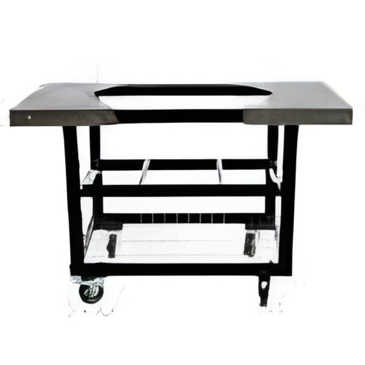 Primo Grills Cart Base with Basket and SS Side Shelves for JR 200 -PG00320