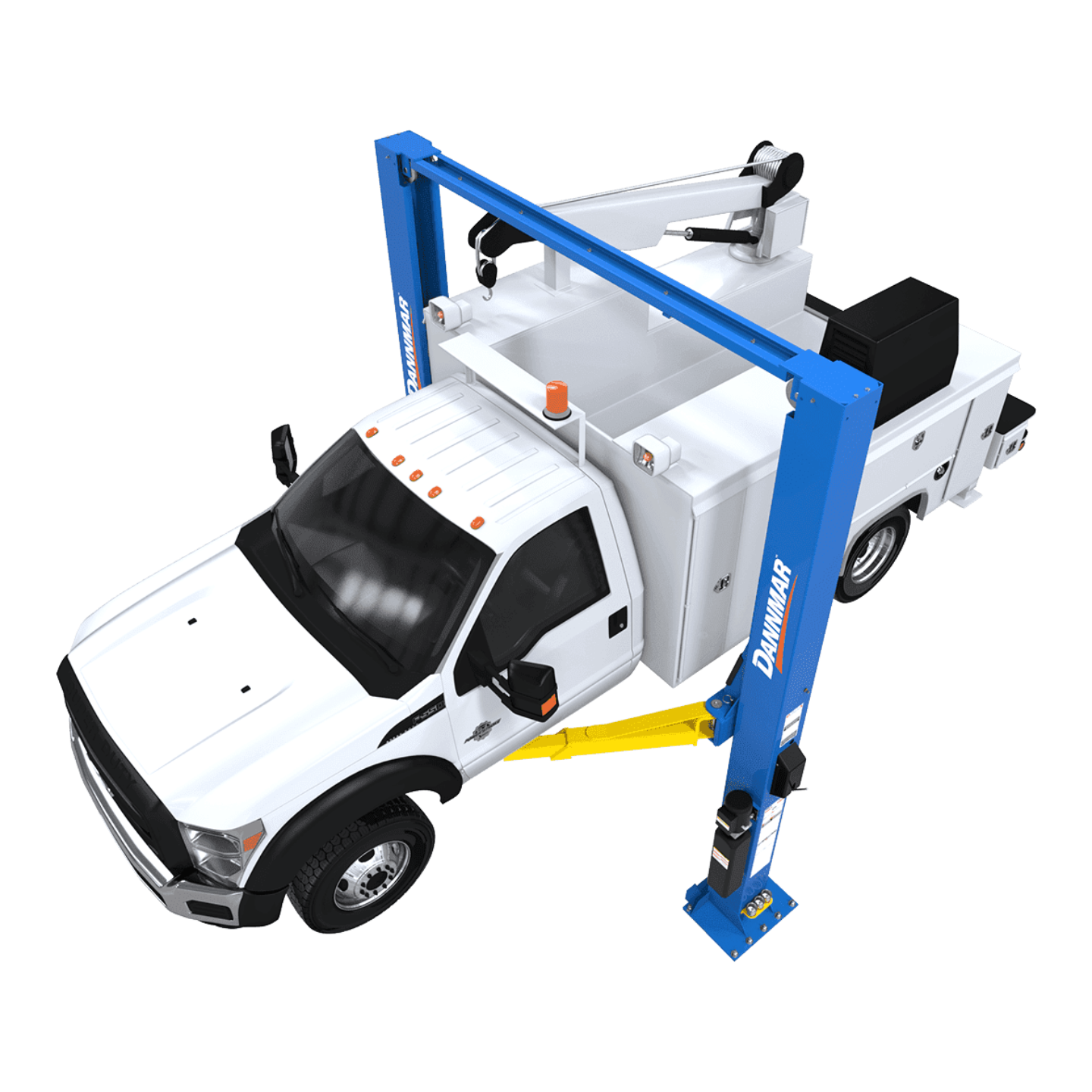 Dannmar D2-15C 15,000-lbs. Capacity Heavy-Duty Two-Post Lift / Symmetric Clearfloor / Triple-Telescoping Arms - 5175311