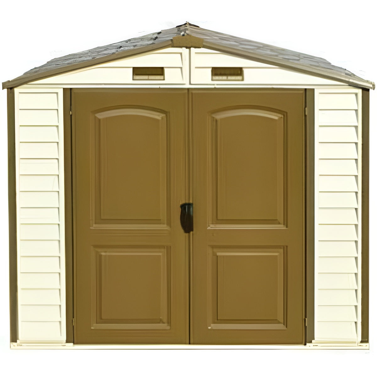 Duramax 8' x 6' StoreAll Vinyl Shed with Foundation 30115