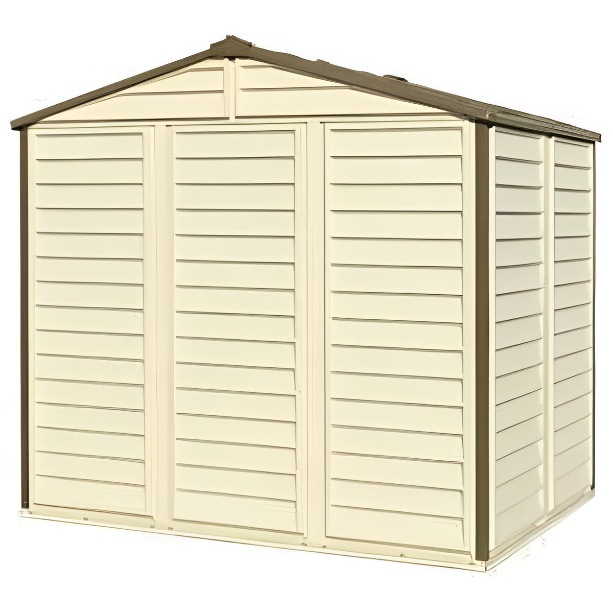Duramax 8' x 6' StoreAll Vinyl Shed with Foundation 30115