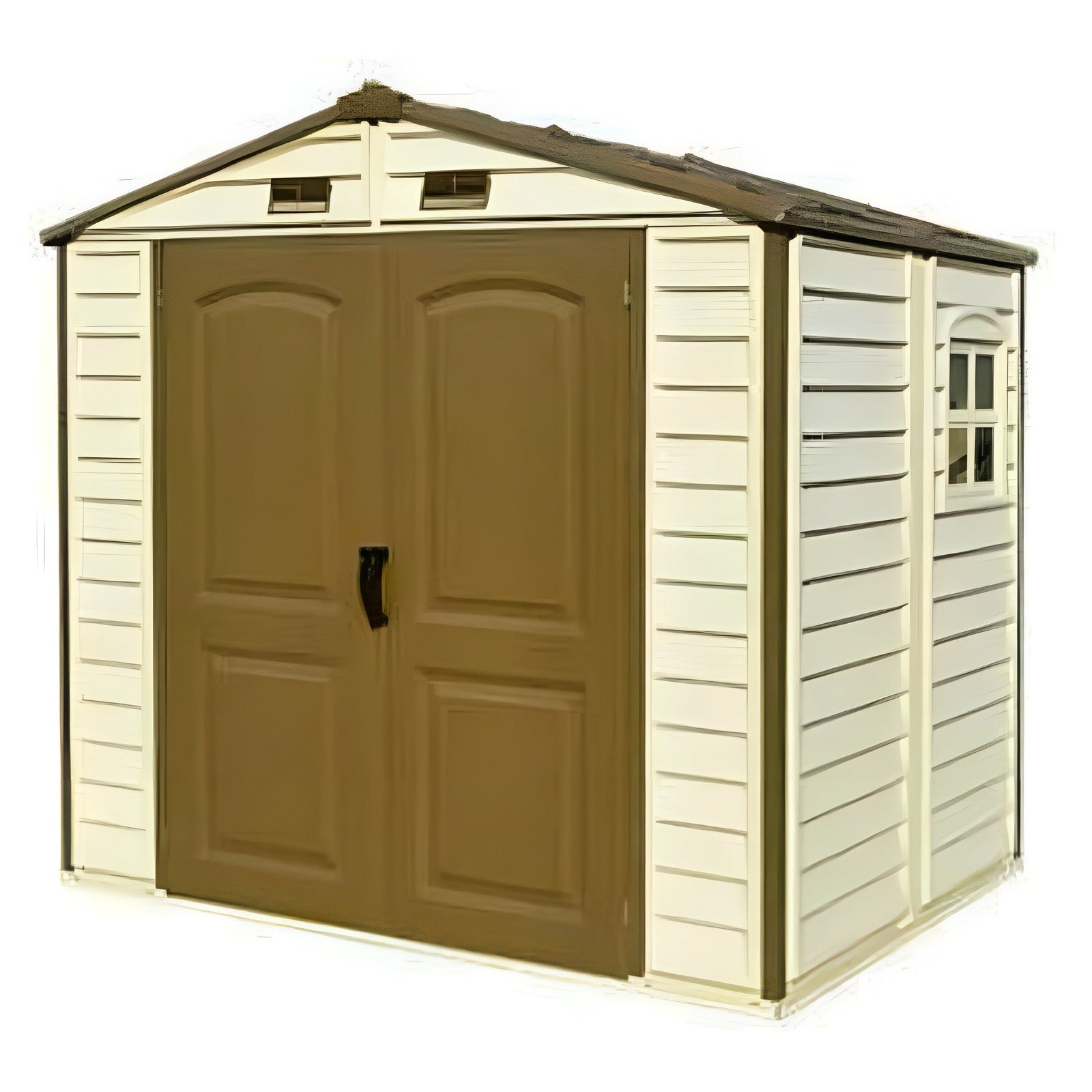 Duramax 8' x 6' StoreAll Vinyl Shed with Foundation 30115