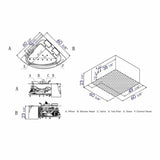 EAGO 5ft Clear Rounded Corner Acrylic Whirlpool Bathtub for Two AM199ETL