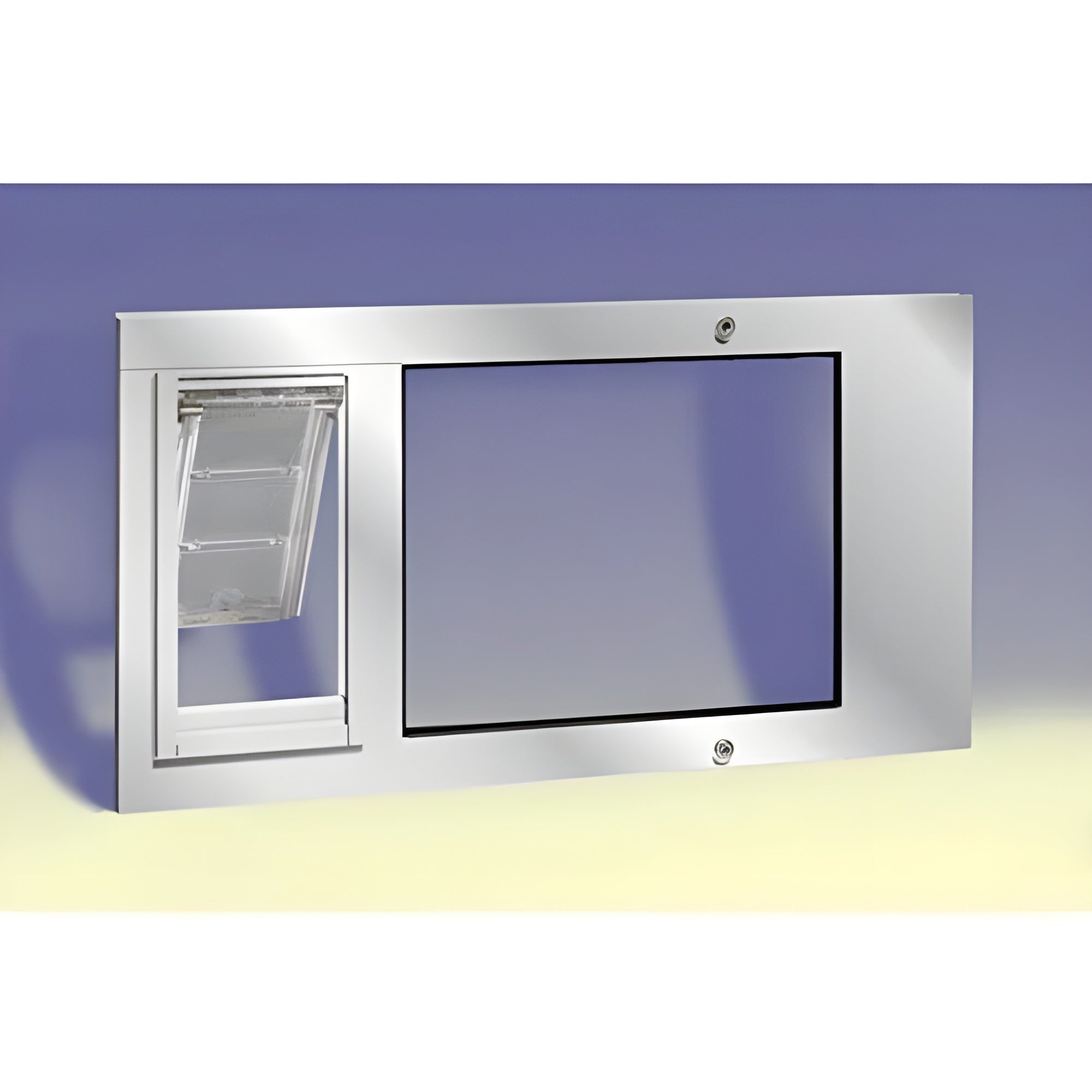 Endura Flap by Patio Pacific - Thermo Sash 3e - Sash Window Cat & Dog Door - 07EF-A10SS-1W-3DC
