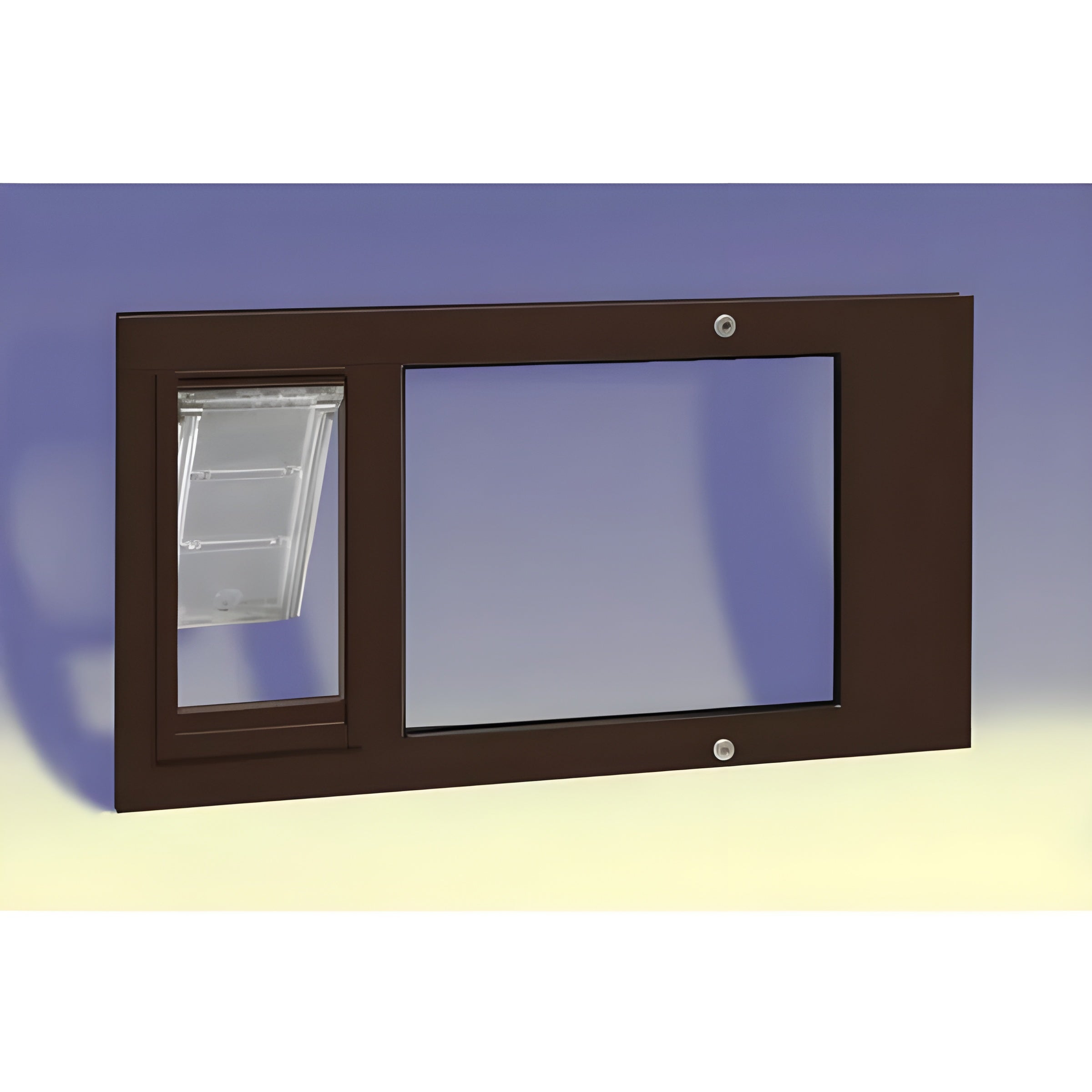 Endura Flap by Patio Pacific - Thermo Sash 3e - Sash Window Cat & Dog Door - 07EF-A10SS-1W-3DC