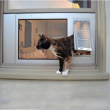 Endura Flap by Patio Pacific - Thermo Sash 3e - Sash Window Cat & Dog Door - 07EF-A10SS-1W-3DC