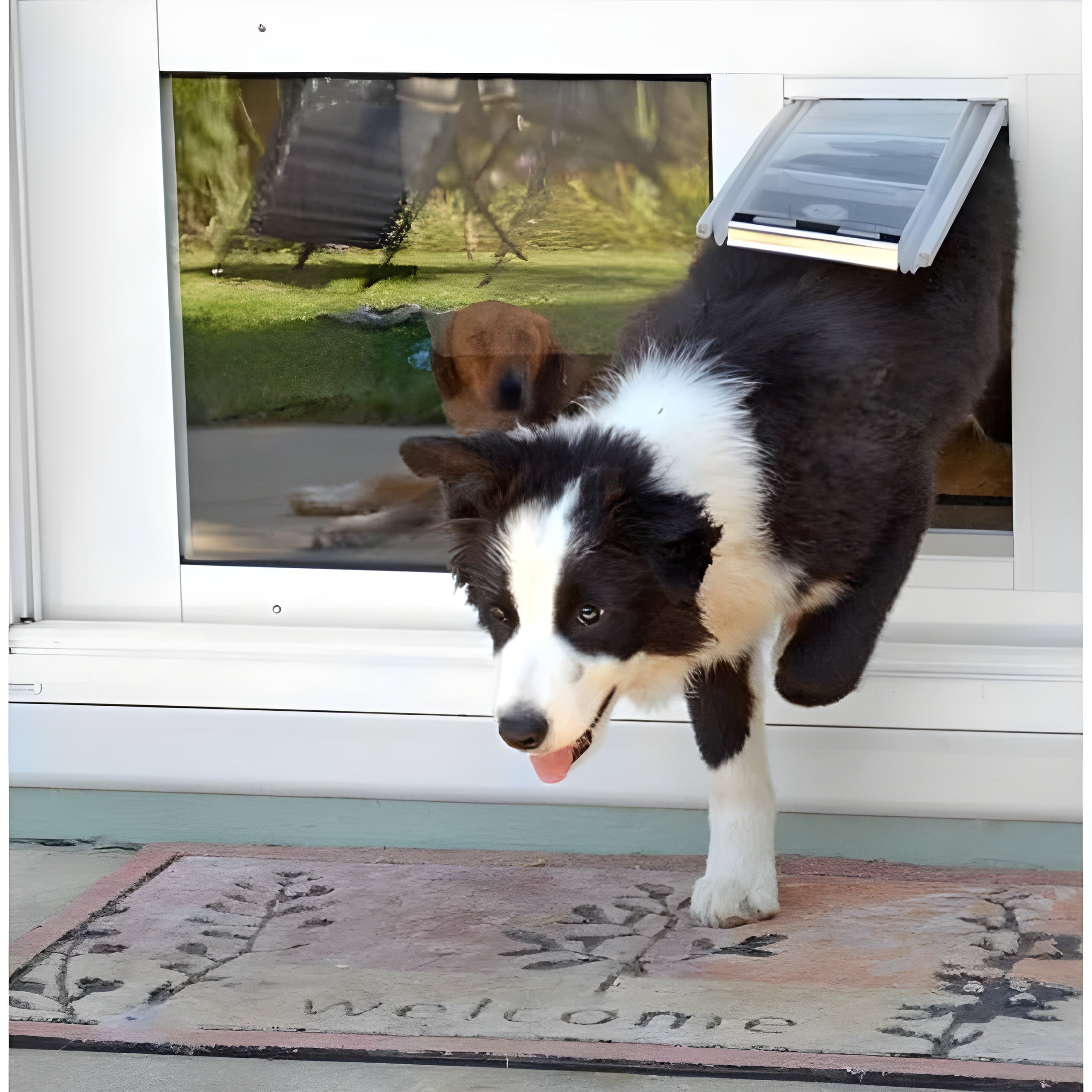 Endura Flap by Patio Pacific - Thermo Sash 3e - Sash Window Cat & Dog Door - 07EF-A10SS-1W-3DC