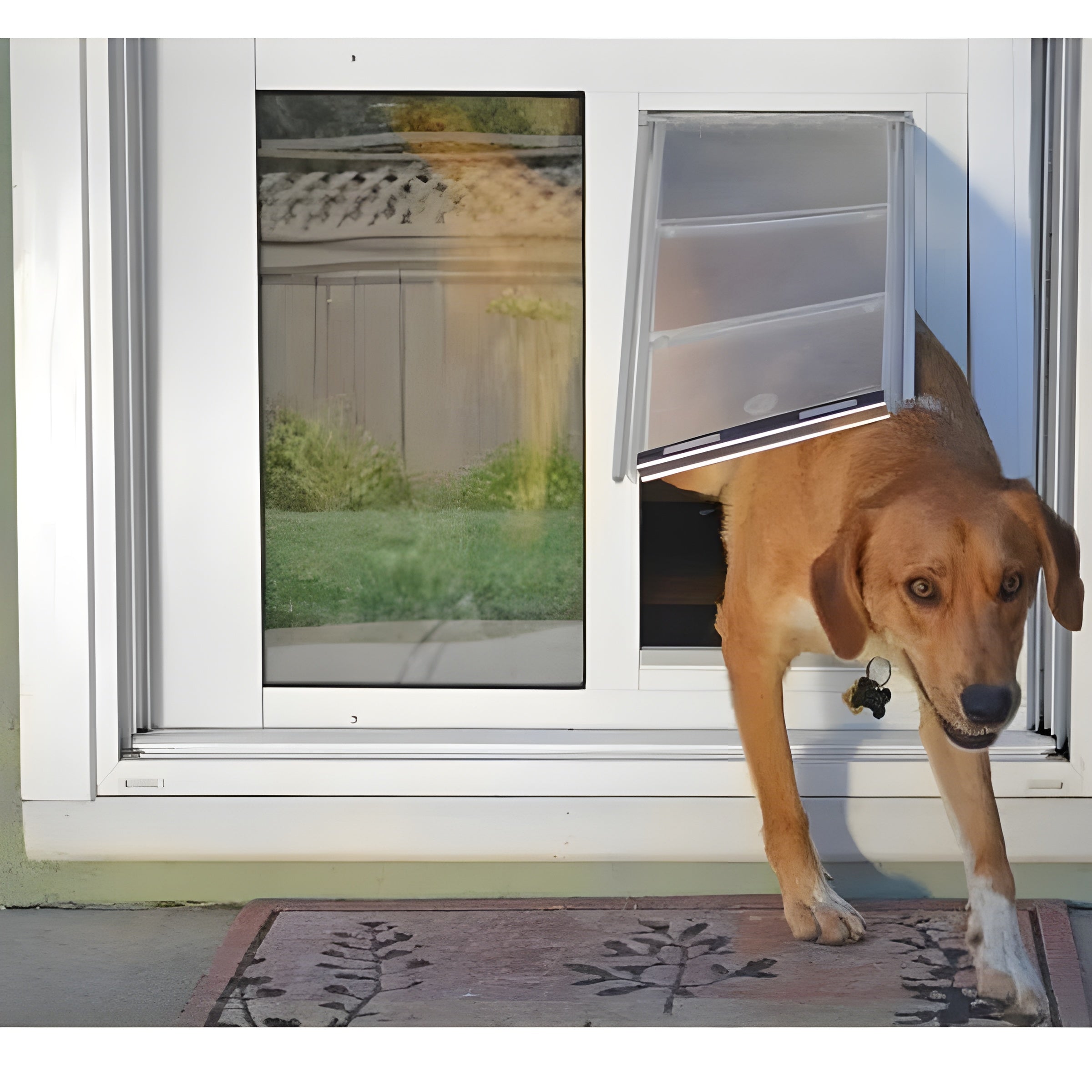 Endura Flap by Patio Pacific - Thermo Sash 3e - Sash Window Cat & Dog Door - 07EF-A10SS-1W-3DC