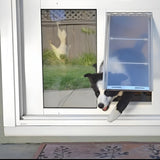 Endura Flap by Patio Pacific - Thermo Sash 3e - Sash Window Cat & Dog Door - 07EF-A10SS-1W-3DC
