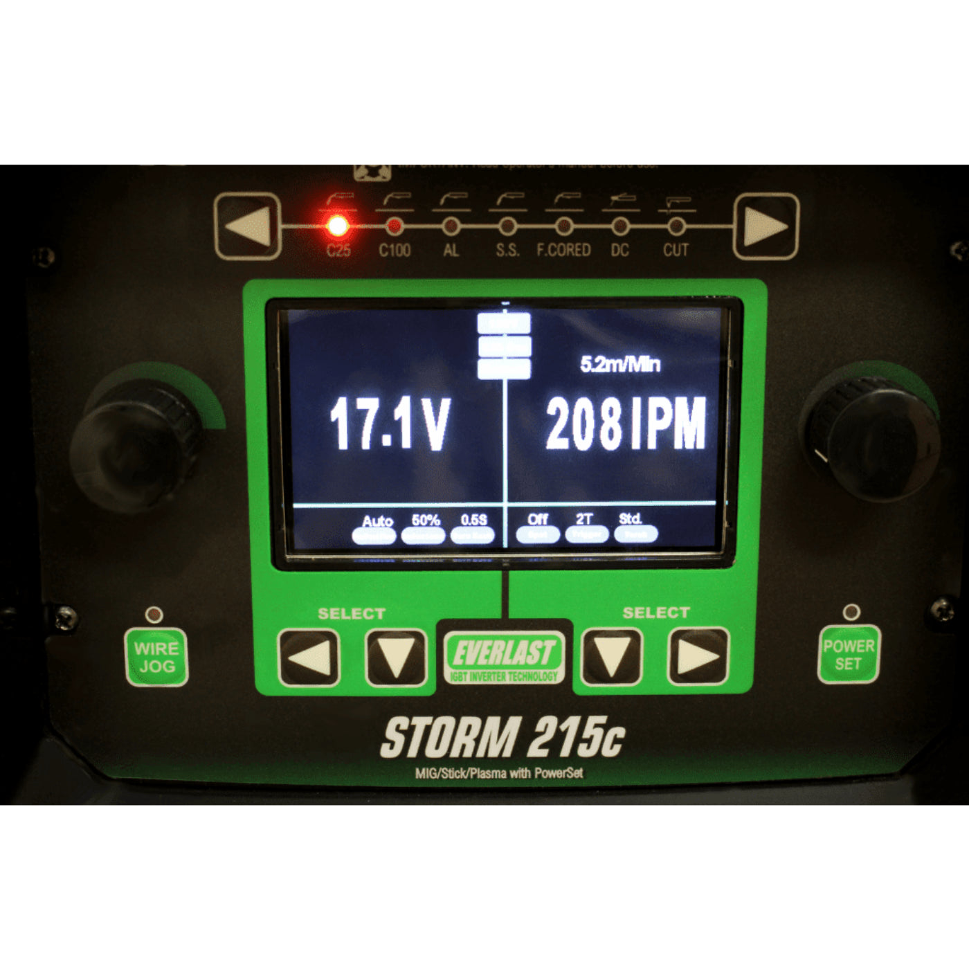 Everlast Storm 215C Multiprocess Mig / Stick Welder / Plasma Cutter Dual Voltage 120v / 240v 10