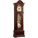 Kieninger Floor Clock, Traditional, Oval Glass, Sculpted Dial and Pendulum, Triple Chime -  FL 0129-23-01
