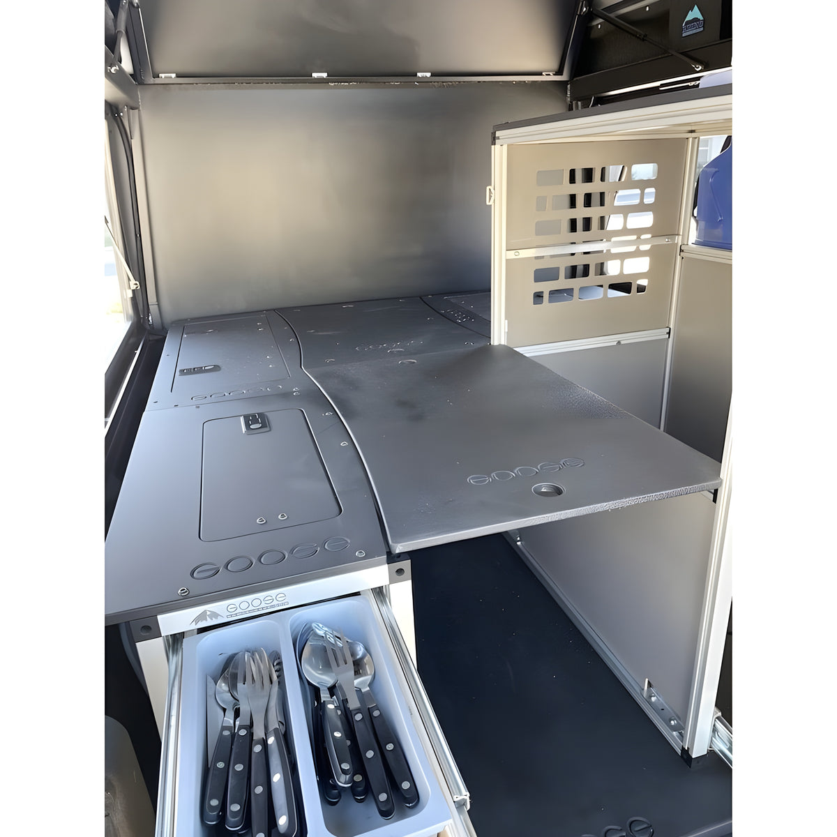 GOOSE GEAR Full Interior System for Camp King Industries Outback Canopy Camper