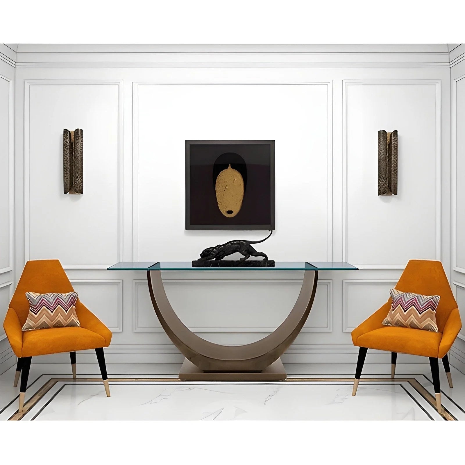 Greg Sheres Marseilles Bronze Console Table - CN-03B